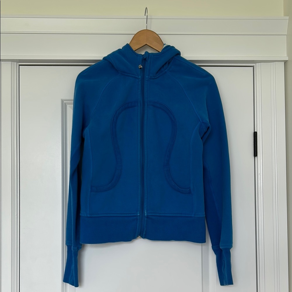 Blue Zip-Up Hoodie